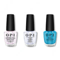 OPI - Nail Lacquer Combo - Base, Top & Teal the Cows Come Home 0.5 oz - Long Lasting Formula