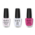 OPI - Nail Lacquer Combo - Base, Top & Telenovela Me About It 0.5 oz - Long Lasting Formula