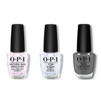OPI - Nail Lacquer Combo - Base, Top & Tempted to Lick-orice - Long Lasting Formula