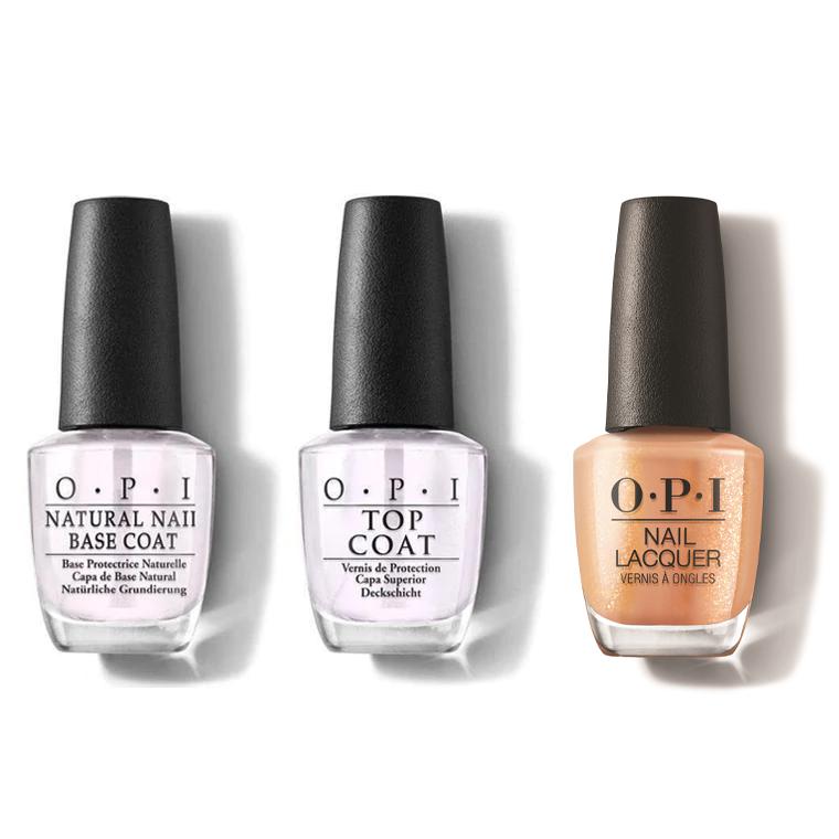 OPI - Nail Lacquer Combo - Base, Top & The Future is You - Long Lasting Formula