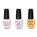 OPI - Nail Lacquer Combo - Base, Top & The Leo-nly One - Long Lasting Formula
