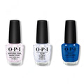 OPI - Nail Lacquer Combo - Base, Top & Tile Art to Warm Your Heart 0.5 oz - Long Lasting Formula