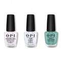 OPI - Nail Lacquer Combo - Base, Top & Verde Nice To Meet You 0.5 oz - Long Lasting Formula