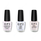 OPI - Nail Lacquer Combo - Base, Top & Welcome to Your Whirl - Long Lasting Formula