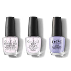 OPI - Nail Lacquer Combo - Base, Top & You're Such a BudaPest 0.5 oz - Long Lasting Formula