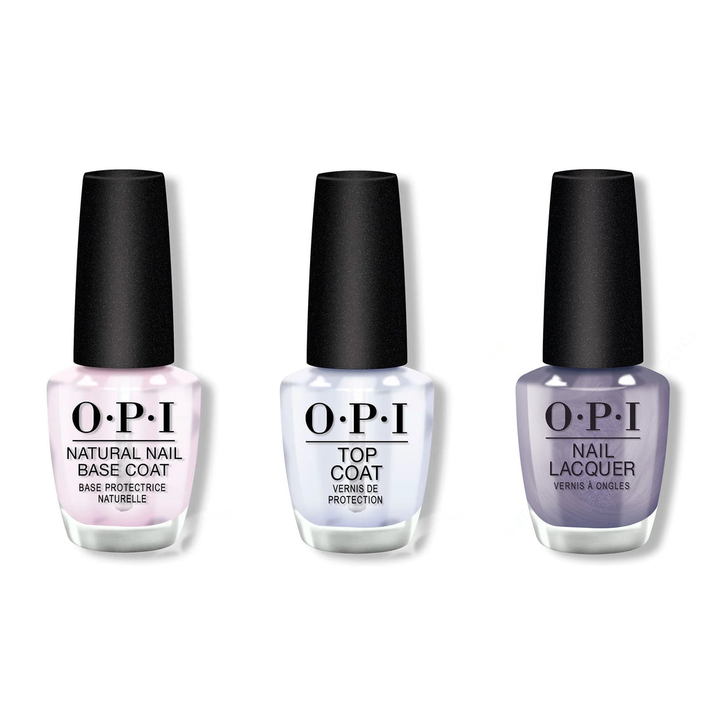 OPI - Nail Lacquer Combo - Base, Top & You've Got Nail - Long Lasting Formula
