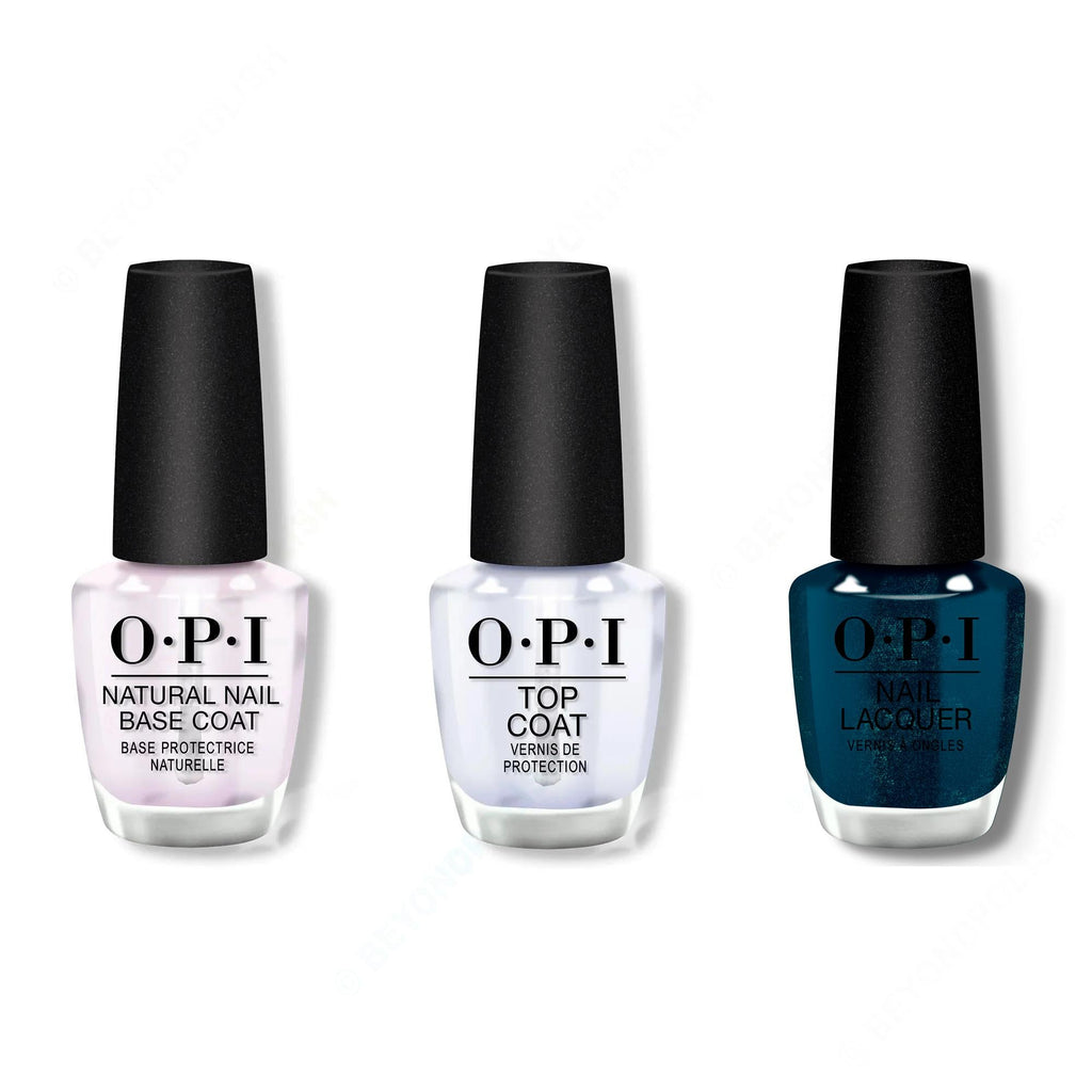 OPI - Nail Lacquer Combo - Base, Top & Yuletide Sweetings! - Long Lasting Formula