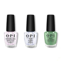 OPI - Nail Lacquer Combo - Base, Top & $elf Made - Long Lasting Formula