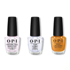OPI - Nail Lacquer Combo - Base, Top & gLITer - Long Lasting Formula