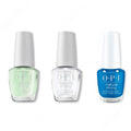 OPI - Nature Strong Combo - Base, Top & Fresh as a Blue Daisy - Long Lasting Formula