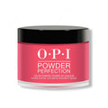 OPI Powder Perfection - OPI Red 1.5 oz - Long Lasting Formula
